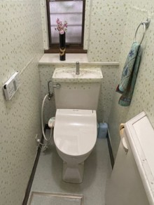 LIXIL サティスGタイプリトイレ手洗器付ストレート型にお取替え 目黒区K様邸 LIXIL サティスGタイプリトイレ手洗器付ストレート型にお取替え 目黒区K様邸